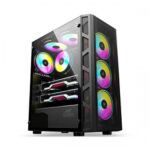 Ant Esports 510 Air ARGB (E-ATX) Mid Tower Cabinet With Tempered Glass Side Panel (Black)