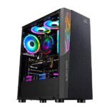 Ant Esports ICE-120AG RGB (ATX) Mid Tower Cabinet With Transparent Side Panel (Black) - Image 2