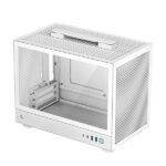 DeepCool CH160 WH (Mini-ITX) Mini Tower Cabinet with Tempered Glass Side Panel (White) - Image 2