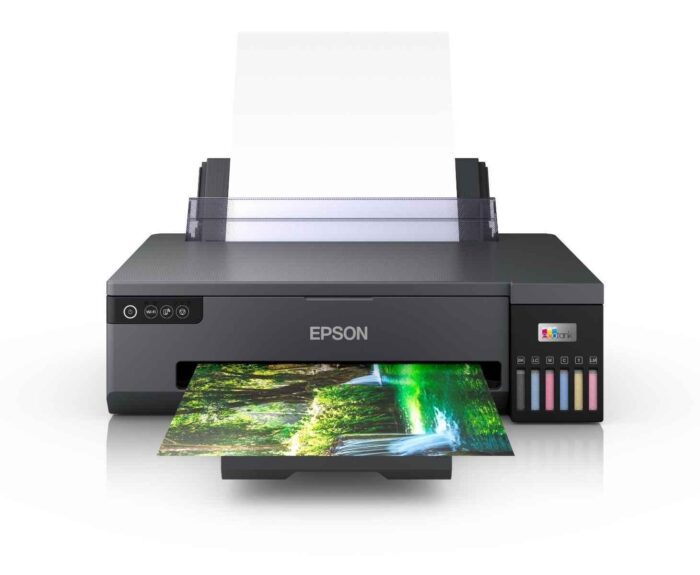 Epson EcoTank L18050 Single Function 6 Color Ink Tank Photo & ID Card Printer, Wi-Fi, A3+ Borderless Print, CD/DVD Printing, 22ppm Color & Mono, Black